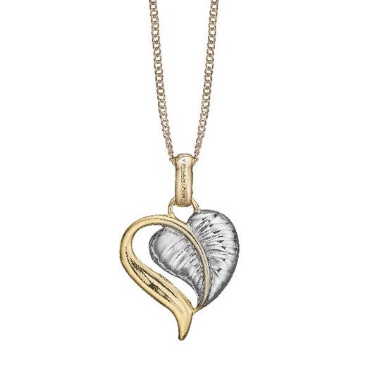 Leaf of Love vedhæng i forgyldt sølv fra Christina Jewelry & Watches